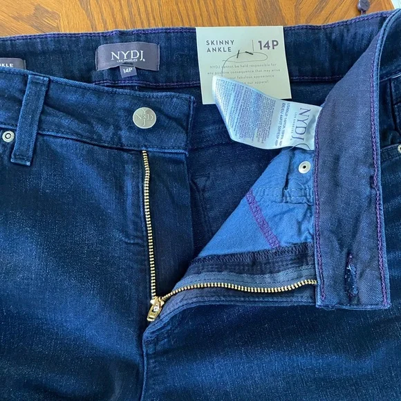 NYDJ Petite Womens Ami Skinny Ankle Jeans 14 P New - Picture 4 of 11